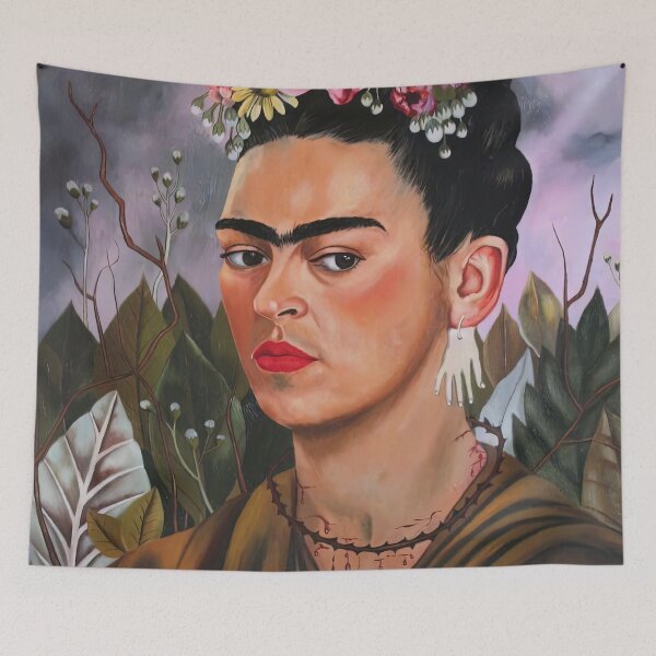 Item preview, frida kahlo famous paintings, frida kahlo artwork, frida kahlo autoportrait designed and sold by marti-oryo.