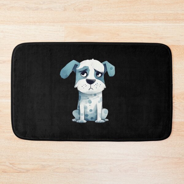 Item preview, Sweet dog with blue ears - eye-catcher designed and sold by WallGemsArt.