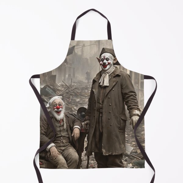 Item preview, Two clowns in a 19th Century street designed and sold by KALEIDOSCOPE UK.