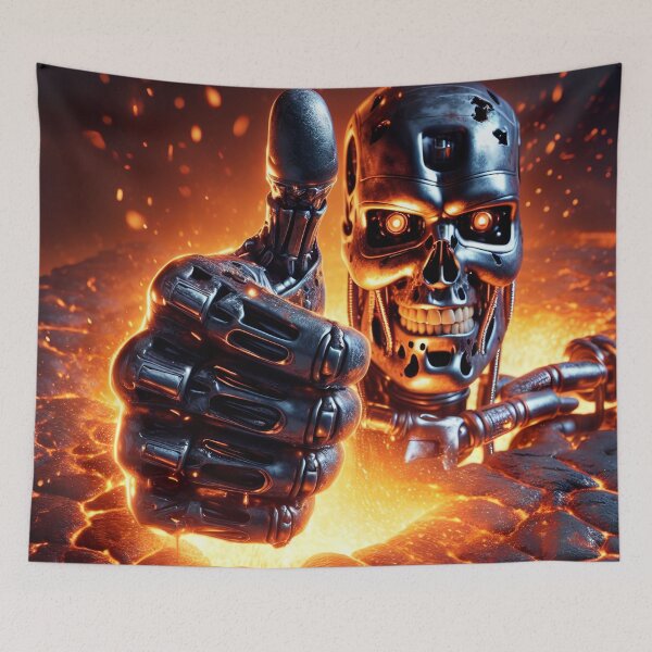 Item preview, T-800 Lowered into Molten Steel designed and sold by EnhancedReality.