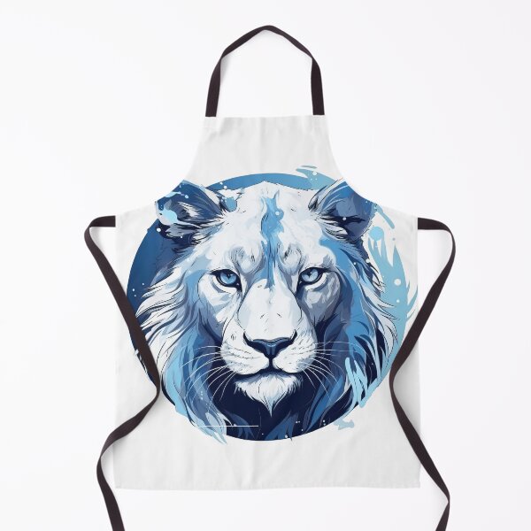 Item preview, Regal Frost - White and Blue Lion designed and sold by janedewaard.