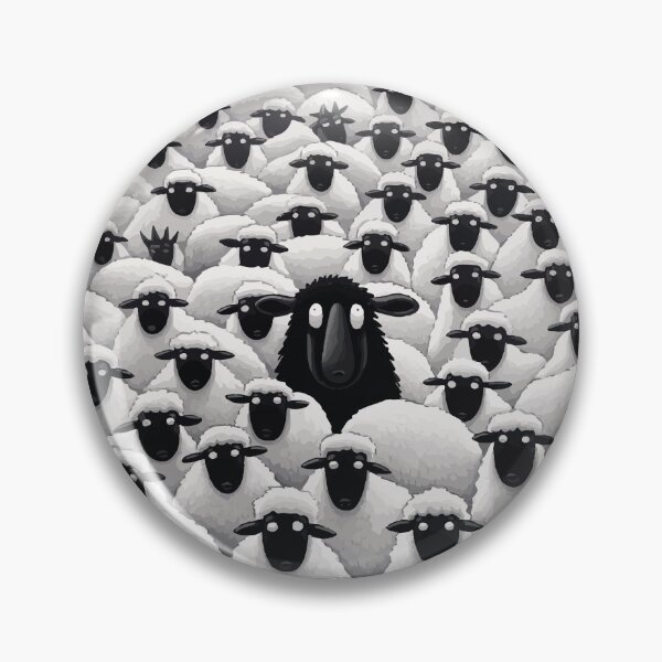 Item preview, Black sheep attitude designed and sold by Divelog.