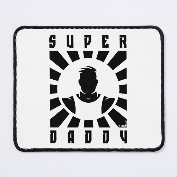 Item preview, Super Daddy (Dad / Papa / Father’s Day / Rays / Black) designed and sold by MrFaulbaum.