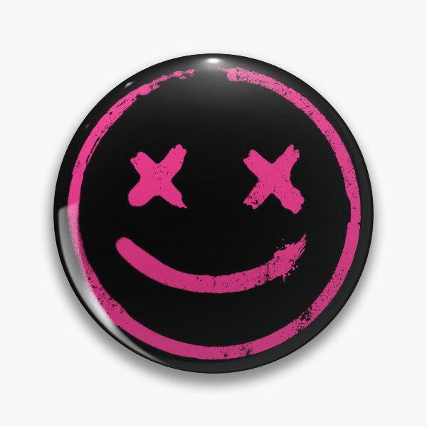 Artikelvorschau, Rosa Smiley-Grafikdesign entworfen und verkauft von FriskySloths.