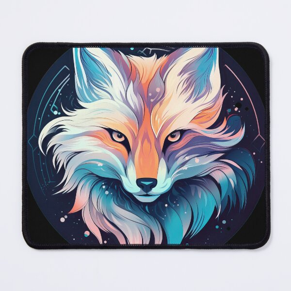 Artikelvorschau, Abstract Fox Whimsy – Künstlerische Interpretation entworfen und verkauft von janedewaard.