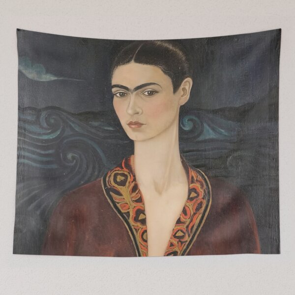 Artikelvorschau, Berühmte Gemälde von Frida Kahlo, Kunstwerke von Frida Kahlo, Autoporträt von Frida Kahlo entworfen und verkauft von marti-oryo.