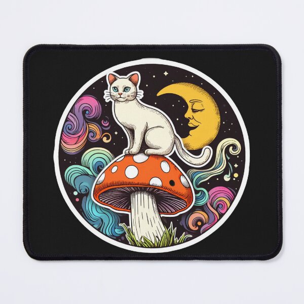 Item preview, cat dream sticker, vintage art designed and sold by lukscot.