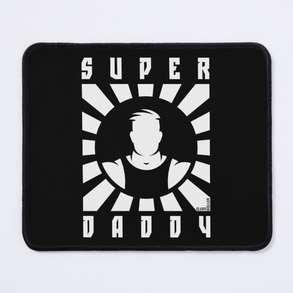 Item preview, Super Daddy (Dad / Papa / Father’s Day / Rays / White) designed and sold by MrFaulbaum.