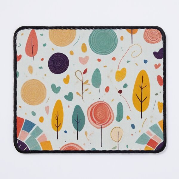 Item preview, Scandi Leaves Trees circles, designed and sold by Frame of Mind .