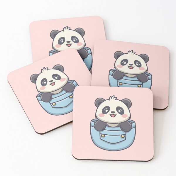 Item preview, Cute panda in a pocket designed and sold by this-is-mona.