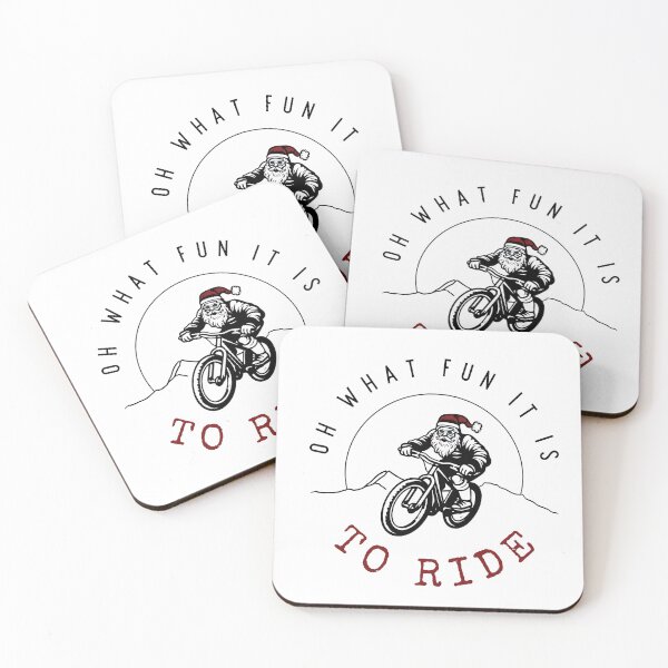 Item preview, Oh What Fun It Is To Ride Mountain Bike Santa SVG CUT designed and sold by montemaredesign.