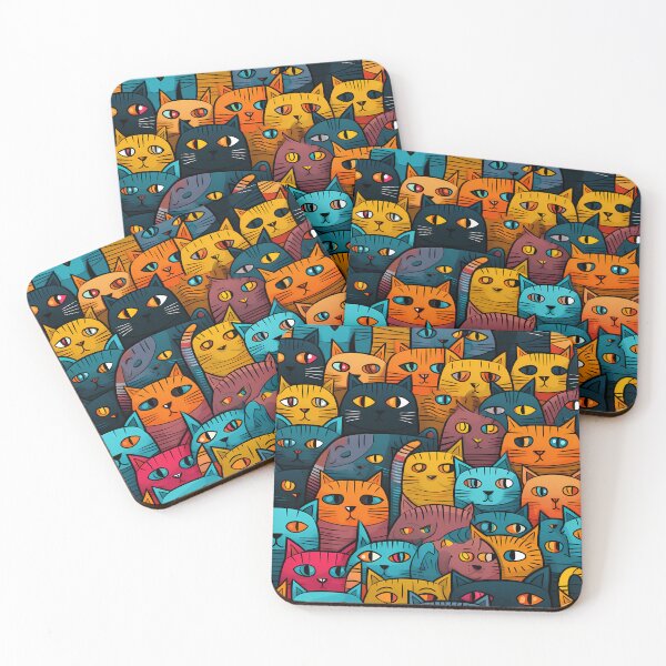 Item preview, Cats in Harmony with the Spirit of the World designed and sold by HisoTorDesign.