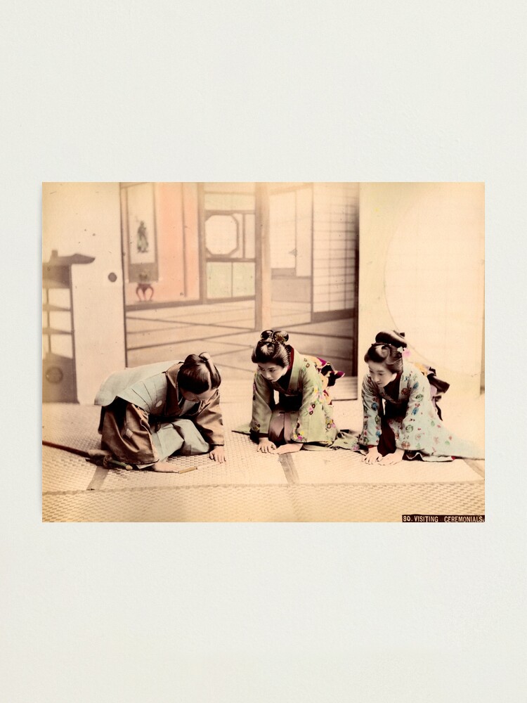 Alternate view of Samurai & Geisha Photographic Print
