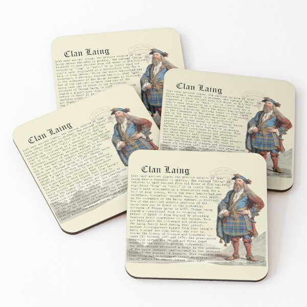 Item preview, Clan Laing Scottish History  designed and sold by BagTown Clans.