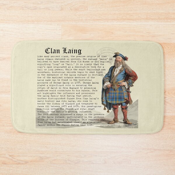 Item preview, Clan Laing Scottish History  designed and sold by BagTown Clans.