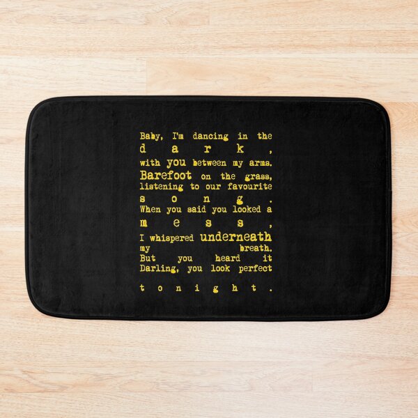 Item preview, Ed Sheeran - Perfect lyrics designed and sold by AspectsOfDreams.