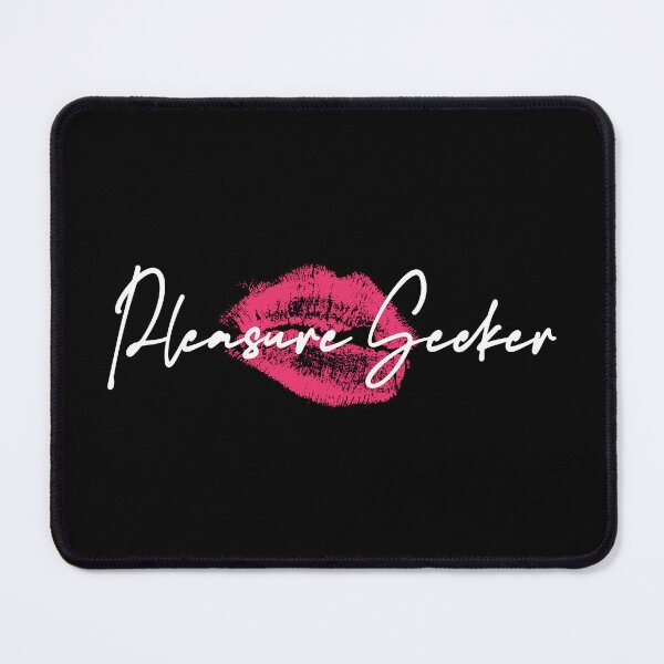 Item preview, Pleasure Seeker Sexy Female Lips Mark Graphic Design designed and sold by FriskySloths.
