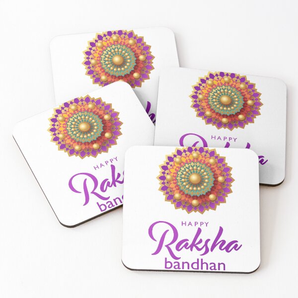 Item preview, Happy Raksha Bandhan Violet colour designed and sold by DragonflyLP.