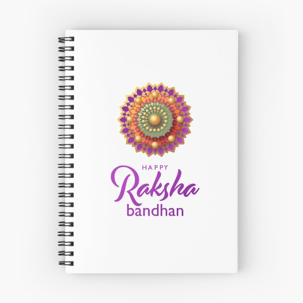Item preview, Happy Raksha Bandhan Violet colour designed and sold by DragonflyLP.