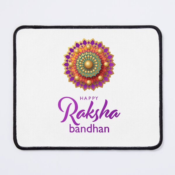 Item preview, Happy Raksha Bandhan Violet colour designed and sold by DragonflyLP.