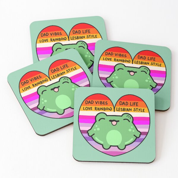 Item preview, Proud lesbian dad designed and sold by Quacktails.