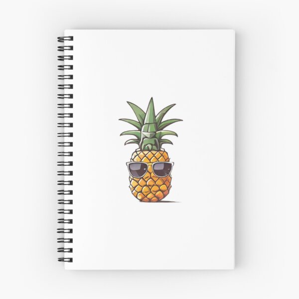 Item preview, Cool Pineapple in Dark Shades - Trendy and Unique Fruit Design on Redbubble designed and sold by HiveMechs.