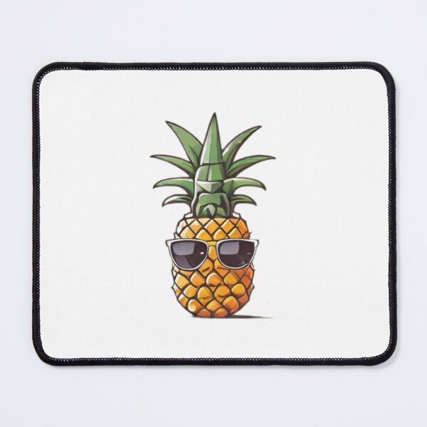 Item preview, Cool Pineapple in Dark Shades - Trendy and Unique Fruit Design on Redbubble designed and sold by HiveMechs.