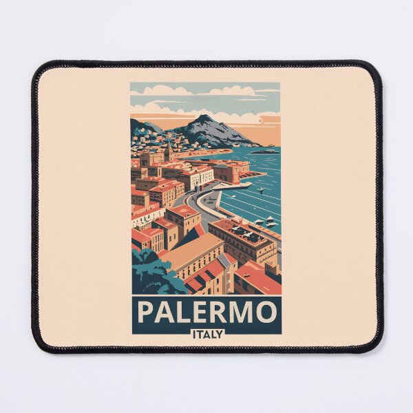 Item preview,  A Vintage Travel Art of Palermo - Italy  designed and sold by GoodOldVintage.