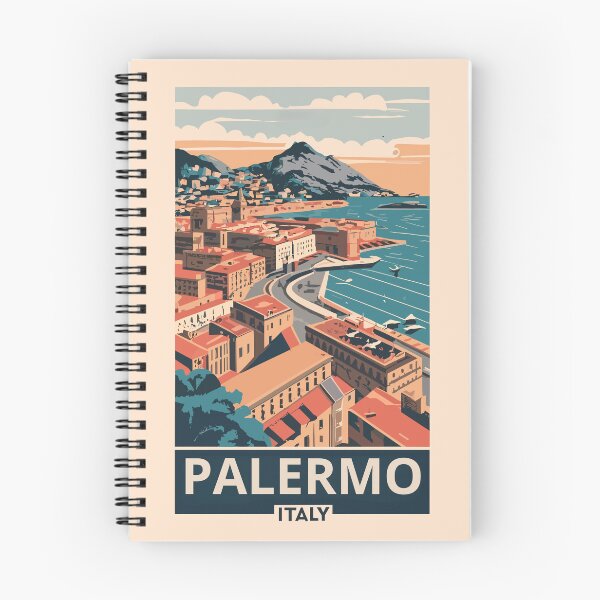 Item preview,  A Vintage Travel Art of Palermo - Italy  designed and sold by GoodOldVintage.
