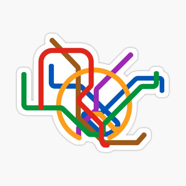 Item preview, Singapore MRT Map designed and sold by Plasmak.