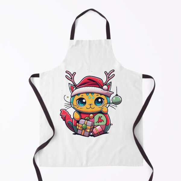 Item preview, cat as reindeer designed and sold by SabyDigitalArt.