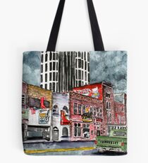 Nashville Tennessee country music art Tote Bag