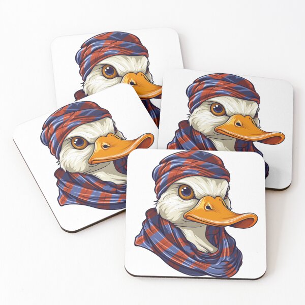 Item preview, A NICE DUCK WITH SCARF designed and sold by infinitearte.
