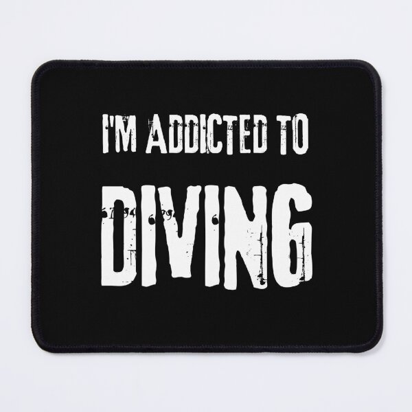 Item preview, addicted to diving, graphics for scuba diving lovers designed and sold by in-leggings.