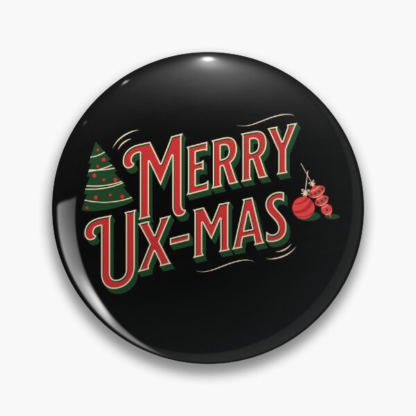 Item preview, Funny User Experience Christmas Merry UX-mas UX Designer designed and sold by knapst.