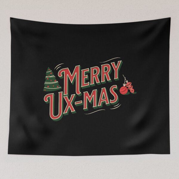 Item preview, Funny User Experience Christmas Merry UX-mas UX Designer designed and sold by knapst.