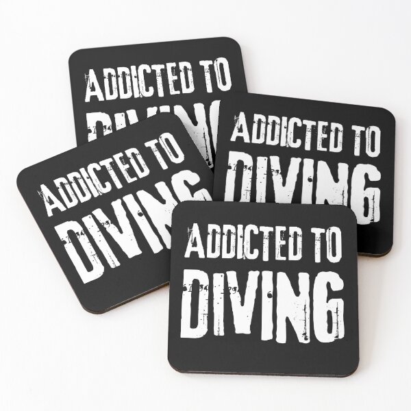 Item preview, addicted to diving, graphics for scuba diving lovers designed and sold by in-leggings.