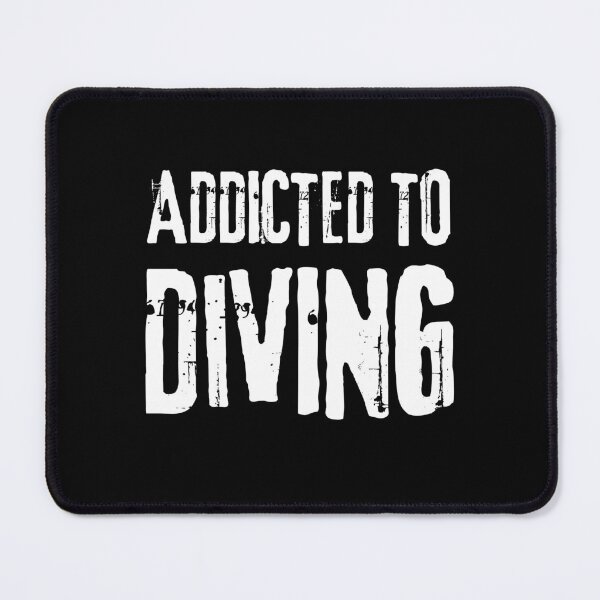 Item preview, addicted to diving, graphics for scuba diving lovers designed and sold by in-leggings.