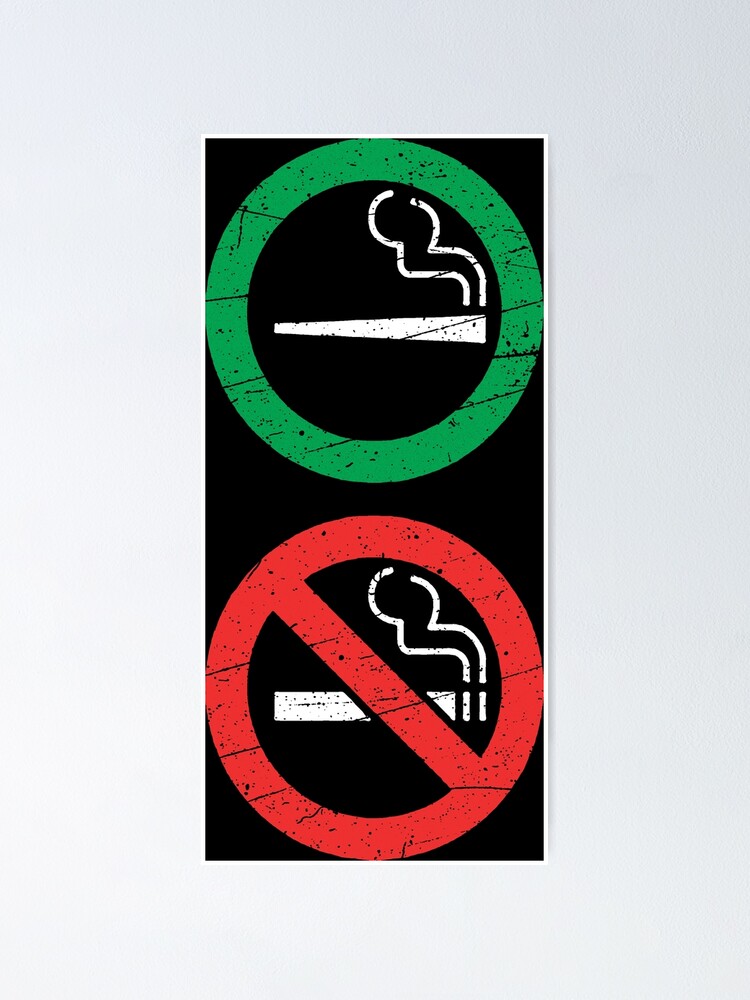 joint no tobacco No Smoking, Smoke Weed Only Sign Graphic Design