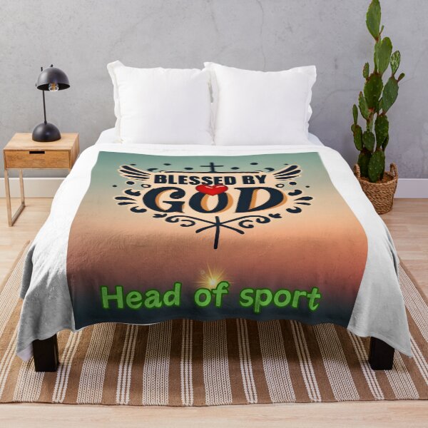Item preview, BLESSED BY GOD HEAD OF SPORT designed and sold by carlos crane.
