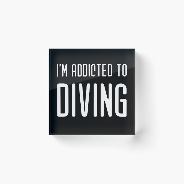 Item preview, addicted to diving, graphics for scuba diving lovers designed and sold by in-leggings.