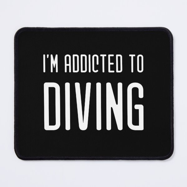 Item preview, addicted to diving, graphics for scuba diving lovers designed and sold by in-leggings.