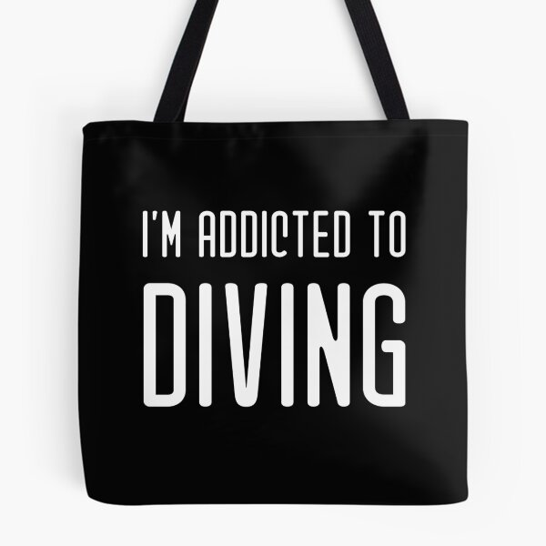 Item preview, addicted to diving, graphics for scuba diving lovers designed and sold by in-leggings.