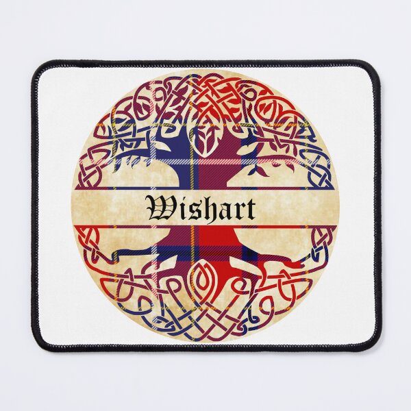 Item preview, Wishart Tree of Life Clan Scottish Surname tartan designed and sold by BagTown Clans.