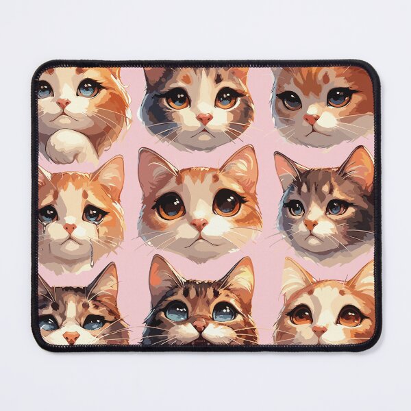 Item preview, Assorted Cat Faces designed and sold by bihtti.