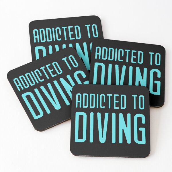 Item preview, addicted to diving, graphics for scuba diving lovers designed and sold by in-leggings.