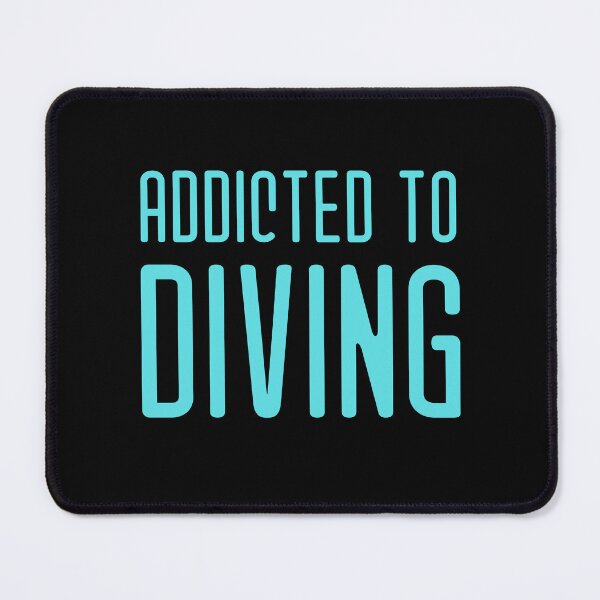 Item preview, addicted to diving, graphics for scuba diving lovers designed and sold by in-leggings.
