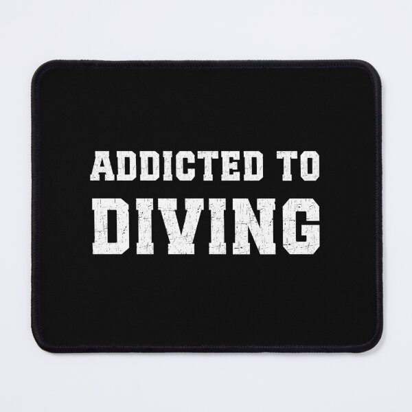 Item preview, addicted to diving, graphics for scuba diving lovers designed and sold by in-leggings.