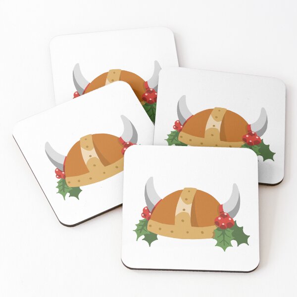 Item preview, Viking Christmas! Horn helmet with berries designed and sold by Icebloosm.