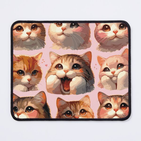 Item preview, Assorted Cat Faces designed and sold by bihtti.